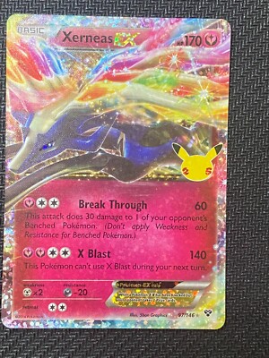 ポケモンカード Xerneas EX PSA 10 25周年記念 PSA 10 XERNEAS EX 97/146 - CELEBRATIONS 25TH ANNIVERSARY HOLO