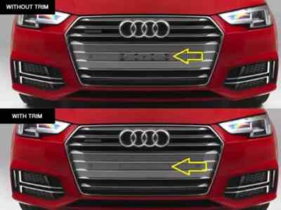 OEM AUDI A4 S4 FRONT LICENCE PLATE BRACKET FILLER 8W0807287BRP5