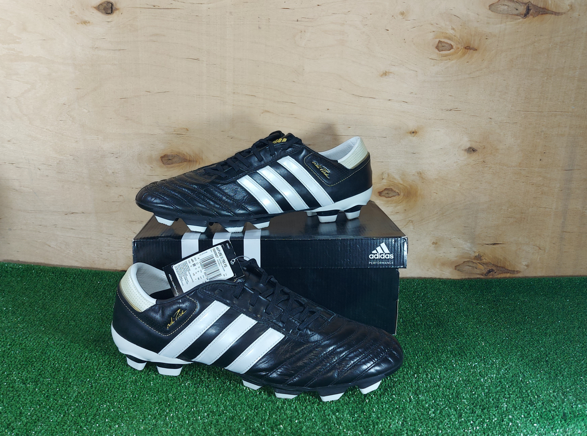 Adidas adiPure III FG  Soccer Cleats Black Leather  Elite USA Mens 10 Adidas Adipure III FG G00927 Elite Black boots Cleats mens  main image 4