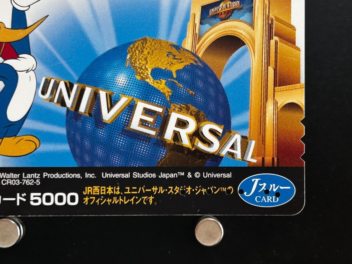 Woody Woodpecker Universal Studios Japan USJ Subway metro Card