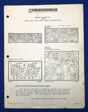 Original HH Scott Service Bulletin Manual / Model 342