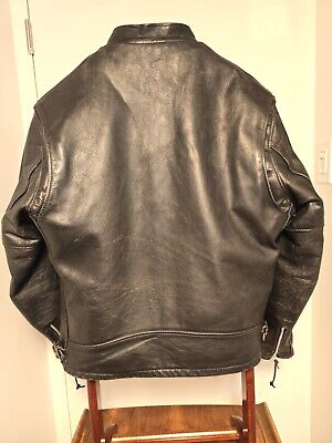 Schott Cafe Racer Leather Jacket Vintage 80's 90's | eBay Schott Cafe Racer Leather Jacket Vintage 80's 90's | eBay