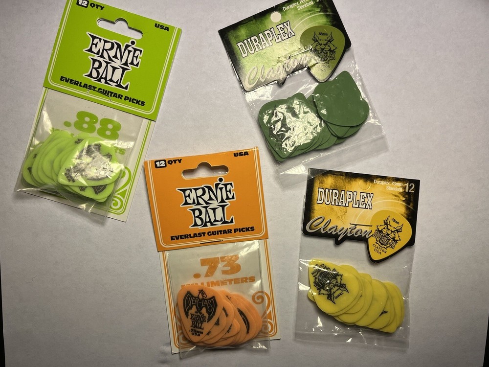 NEW! BIG 4 PACK!! Ernie Ball, Clayton-