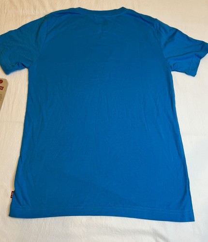 2x Levi’s Boys Short-Sleeve Graphic Blue Tee - Size Large - Picture 5 of 7