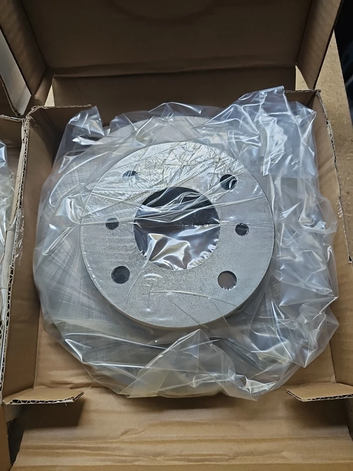 Rotor de freio a disco 2 Wearever YH141443 serve para 89-93 Nissan 240SX - Imagem 3 de 4