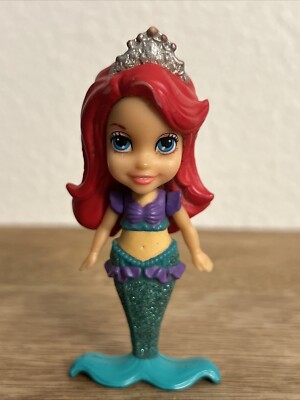 Ariel W/Mermad Tail Disney The Little Mermaid 3.5  Figure PVC Toy