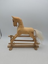 Vintage Authentic Models Handcrafted Wood Glider Rocking Horse