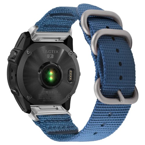 Nylon Armband Uhrenarmband für Garmin Tactix Fenix 7X 7 7S 6S 6X 6 Pro 5S 5 5X Plus - Bild 13 von 33