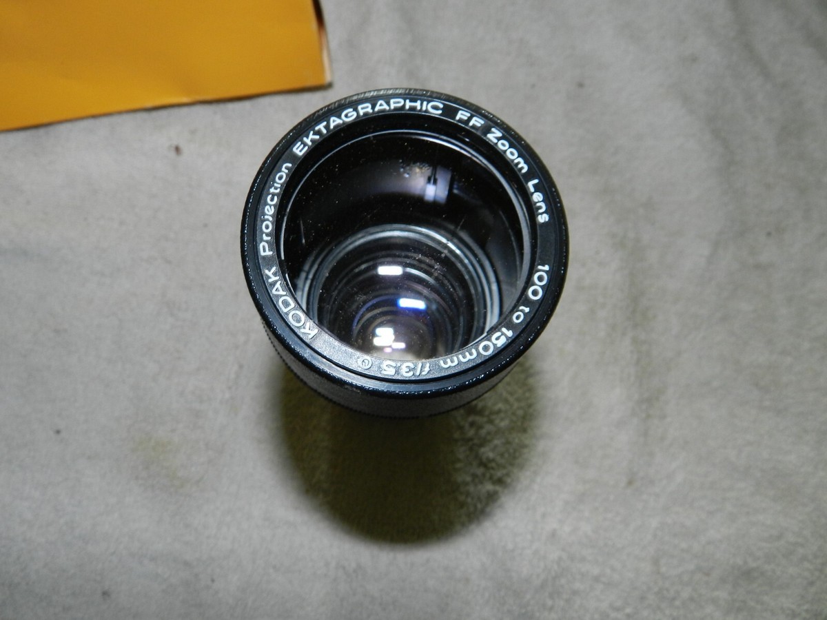 Kodak projector lens 100 to 150MM Zoom Ektagraphic FF f/3.5