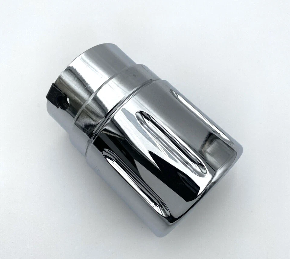 Revólver Harley 65147-02 Screamin Eagle com fenda ponta de extremidade de escape 2,5 pol. fabricante de equipamento original - Imagem 2 de 4