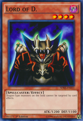 Lord of D. 1st Ed. Near Mint Yugioh Card SDKS-EN011 Lord of D. 1st Ed. Near Mint Yugioh Card SDKS-EN011