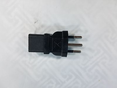  2 (LOT)TYPE J POWER PLUG ADAPTER TO IEC  RECEPTACLE, YL-4612  SWITZERLAND 