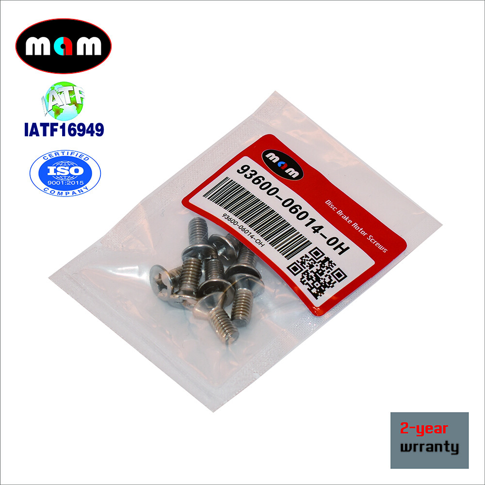 ＭＩ Honda Acura Disc Brake Rotor Mounting Screw Set (8) Screws