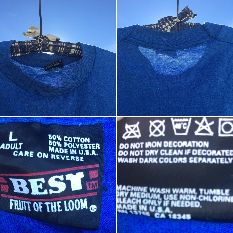 Vintage Recreation Program Grants Pass Oregon T Shirt 80s 90s 1980s Size L - Image 4 of 4