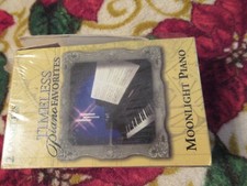 Timeless Piano Favorites Moonlight Piano 2 Cassette Set New old stock