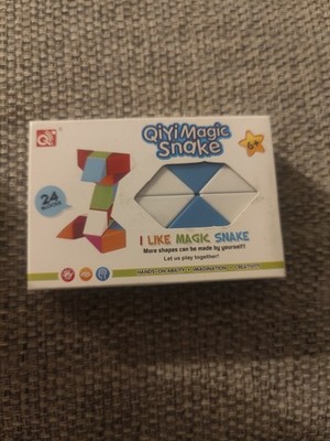 QiYi Magic Snake Cube Twisty Brainteaser Puzzle Fidget Spiel 24 Blöcke