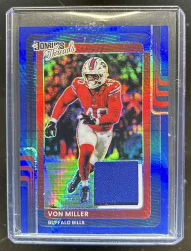 2025 Donruss Optic Von Miller Blue Hyper (RAW)