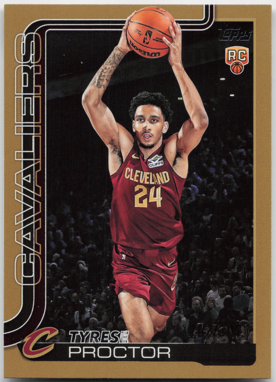 2025-26 Topps #250 Tyrese Proctor Gold /2025