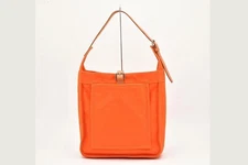 Hermès Marwari PM One Handbag Canvas Orange O Stamp #132