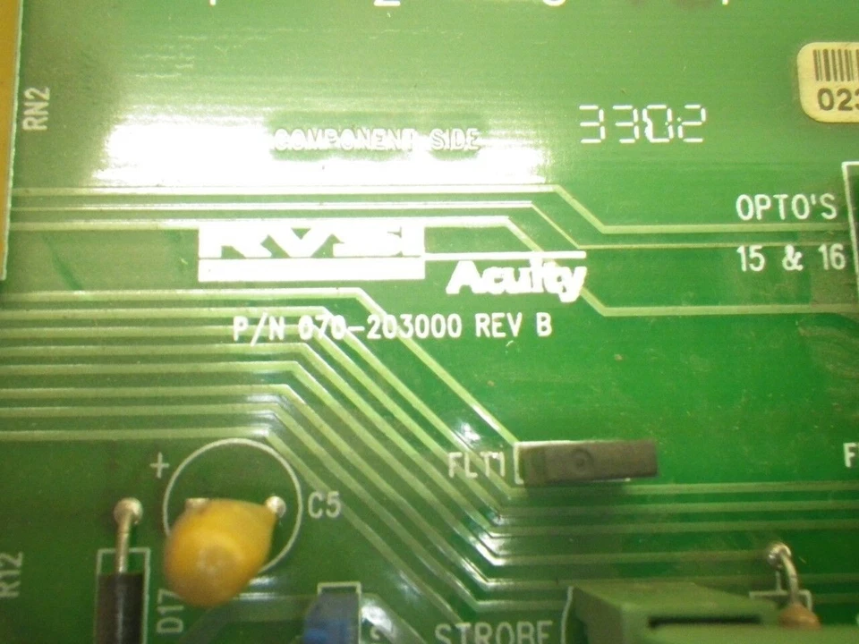 070-203000 rev:B Rvsi Acuity Plc Control Board(Used Tested) - Image 4 of 4