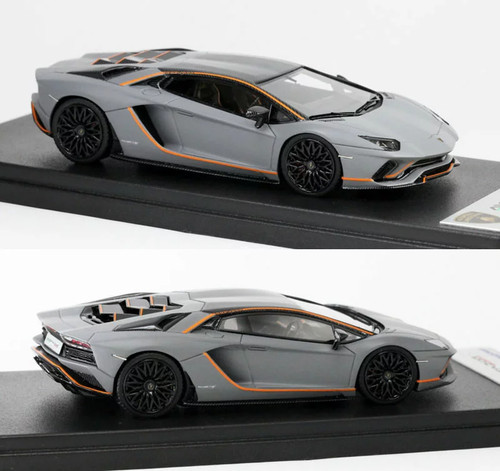 LOOKSMART 1/43 Lamborghini Aventador S Ad Personam Grigio Acheso LS468SE 80pcs - Picture 2 of 3