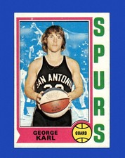 1974-75 Topps Set-Break #257 George Karl NR-MINT *GMCARDS*