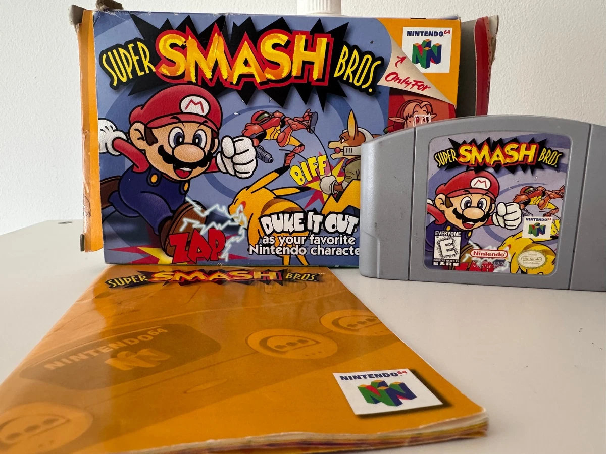 Super Smash Bros N64 Box In Video Games for sale | eBay