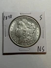 1898-S Morgan Silver Dollar AU/UNC Detail Tough Date