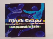 BLACK GRAPE FT JOE STRUMMER AND KEITH ALLEN ENGLAND'S IRIE (J68) 4 Track CD Sing