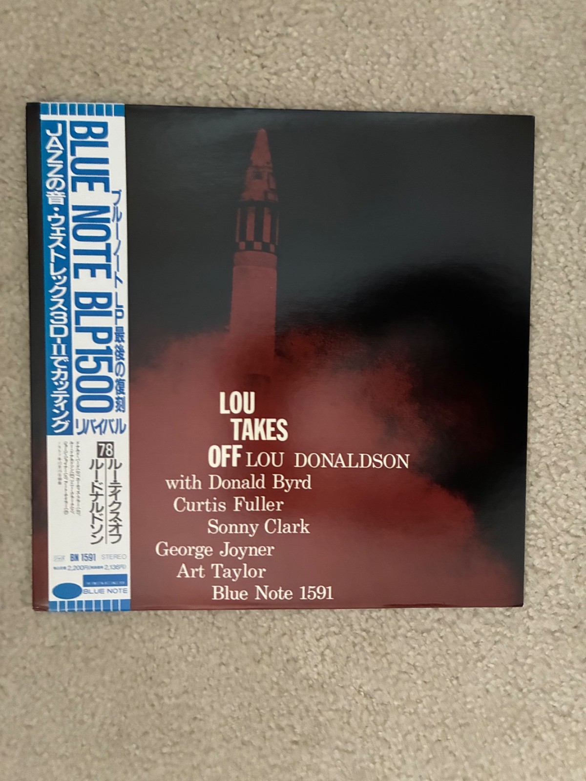Lou Donaldson - Lou Takes Off - 1991 Blue Note BN 1591-Ltd. Edition w/insert/obi