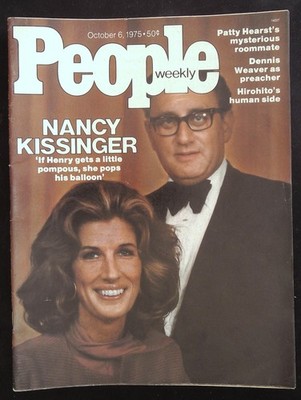 People Magazine October 6, 1975 Nancy Kissinger!