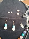 Lot Of 10 Hematite Natural Stone Black Accent Mixed Jewelry Genuine Rice Pearls — photo 7