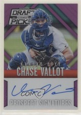 2014 Panini Prizm Perennial Draft Picks Purple 99/149 Chase Vallot #40 Auto 06z2