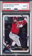 2018 BOWMAN CHROME #1 SHOHEI OHTANI ROOKIE RC PSA 10