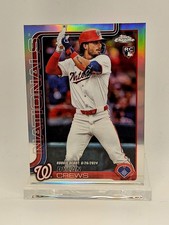 2025 Topps Chrome Update Series Dylan Crews RC #USC190 Refractor Nationals