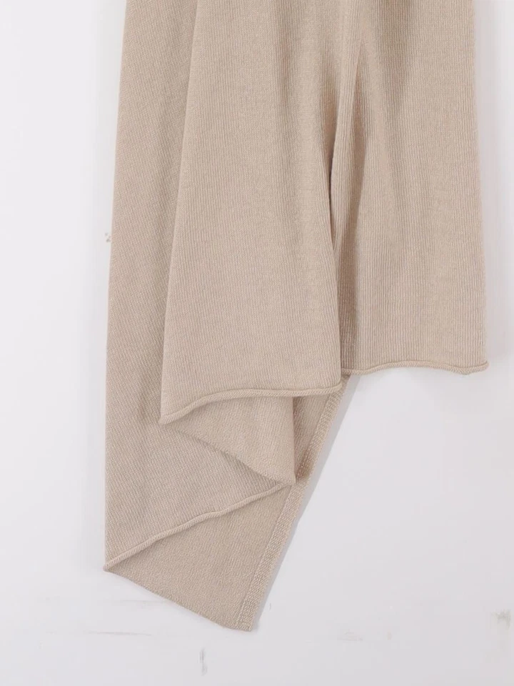 Cárdigan para mujer DKNY M seda crema con cuello de cachemir cárdigan Foto 4 de 4