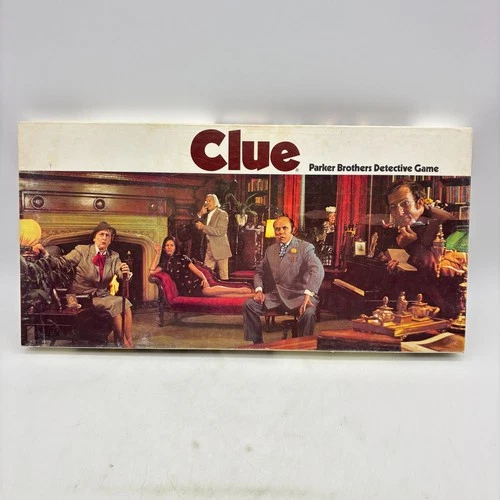 VINTAGE Clue COMPLETE Parker Brothers 1972 Classic Detective Board Game
