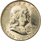 1948 D Franklin Half Dollar - FBL - First Year of Issue - CH BU!