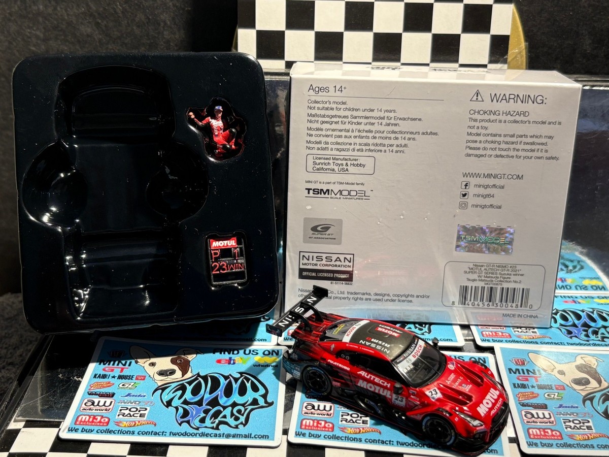1/64 MINI GT MOTUL AUTECH '21 NISSAN GTR NISMO SUPER GT SUZUKA