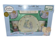 Precious Moments Children  s Set Plates  Mugs Porcelain New Sealed