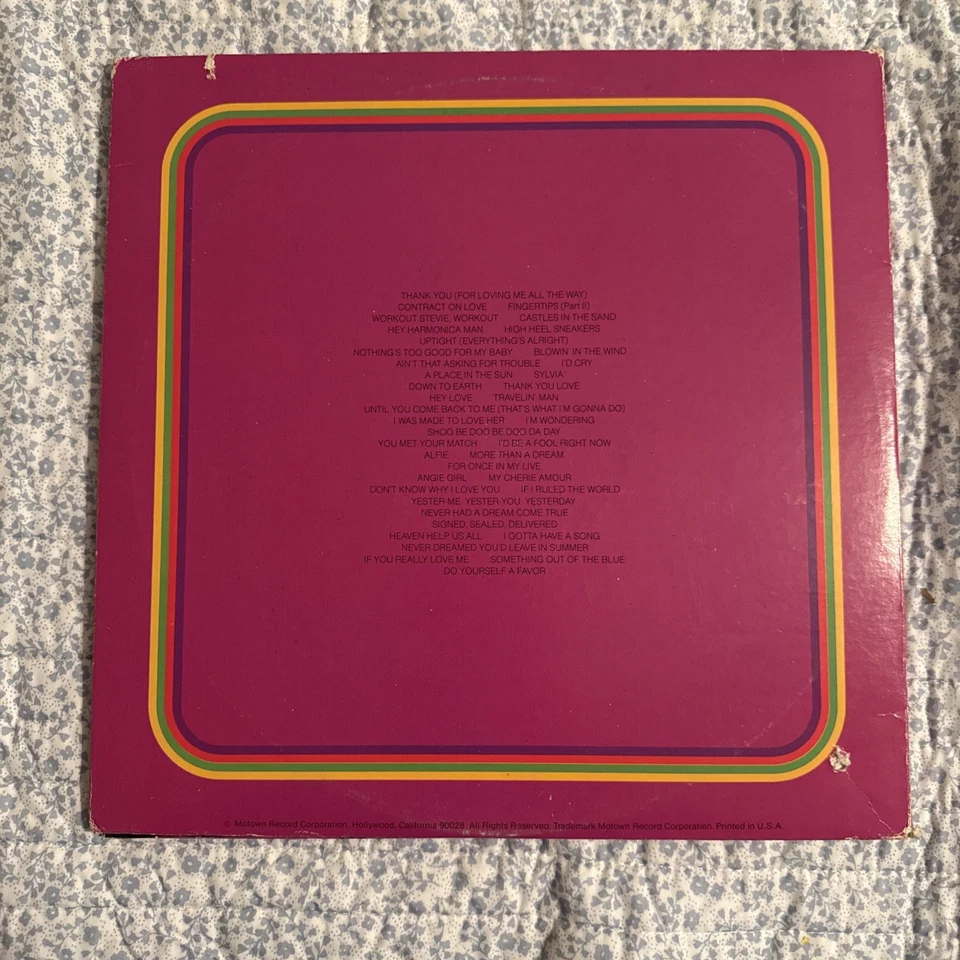 Stevie Wonder – Looking Back (1977 Motown 3-LP Set) – VG+/VG  - Imagem 2 de 3