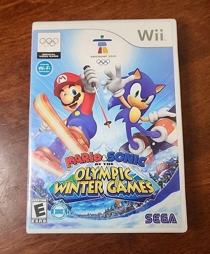 Mario & Sonic at the Olympic Winter Games (Wii, 2009) CIB Good Condition