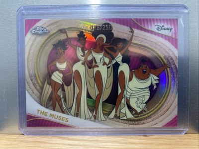 2025 Topps Chrome Disney #48 The Muses Pink Refractor /250 Hercules Movie