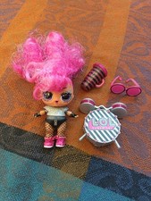 Lol Surprise STIX QUEEN Hair-flips Rare Doll Figure Drum Kit 