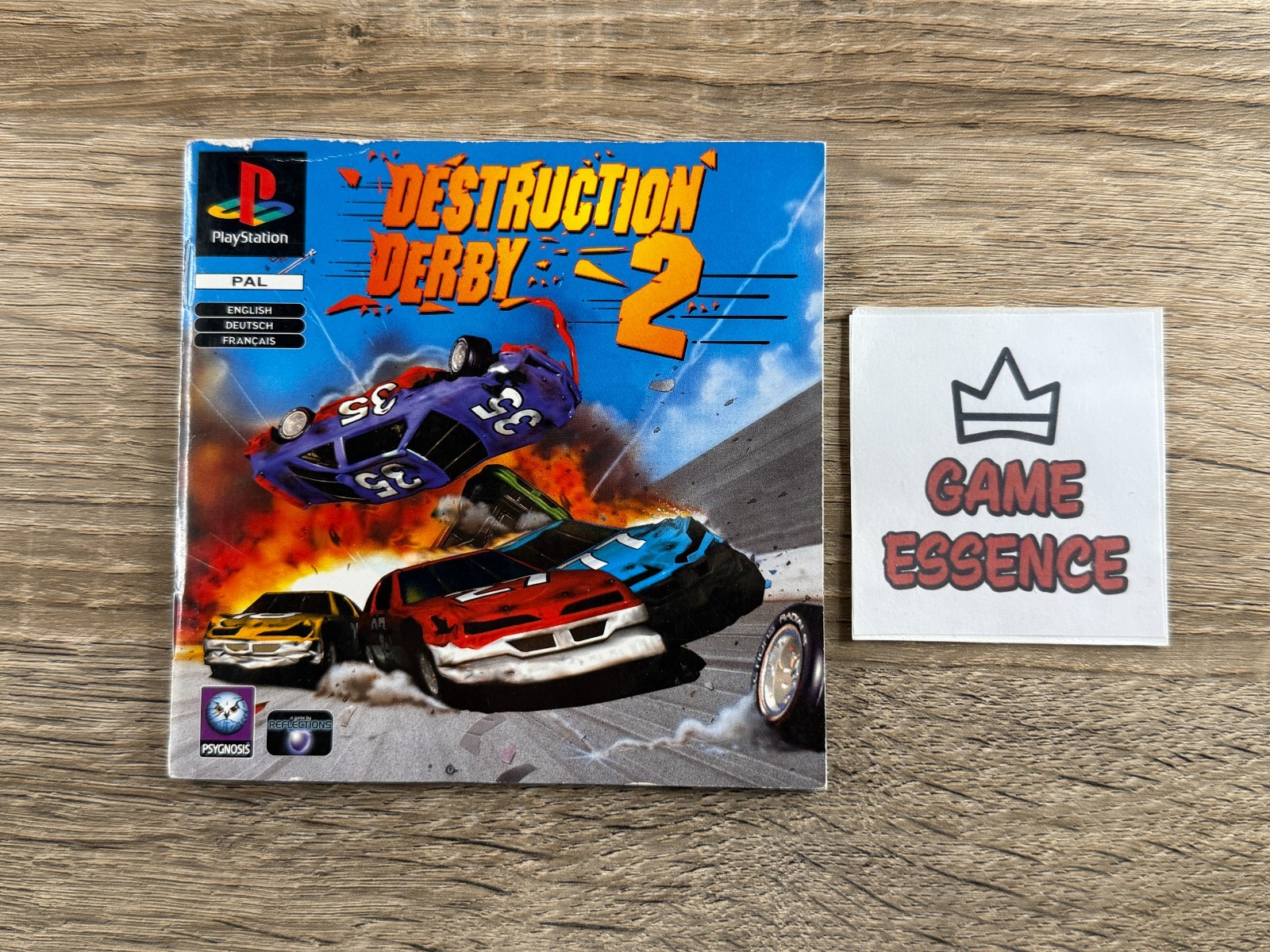 NOTICE SEULE Destruction Derby 2 PS1 PAL EUR Sony PlayStation 1