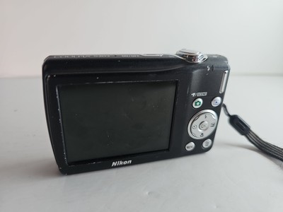 Nikon Coolpix S203 Digital Camera Black Tested Boxed for sale