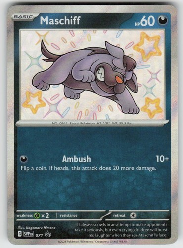 Maschiff 071 SV: Scarlet & Violet Promo Cards Holo