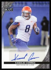 2016 Leaf Draft Autographs Kamalei Correa RC Auto Boise State Broncos #A-KC1