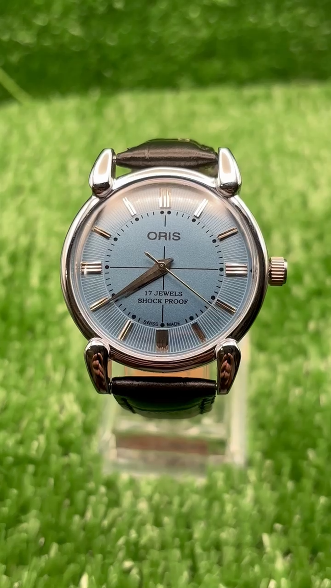 Vintage Oris || 17 Jewels | Skyblue Dial || Mint Condition