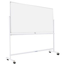 H-Qprobd Mobile Whiteboard 72"x40" Magnetic Dry Erase Board with Stand Double...